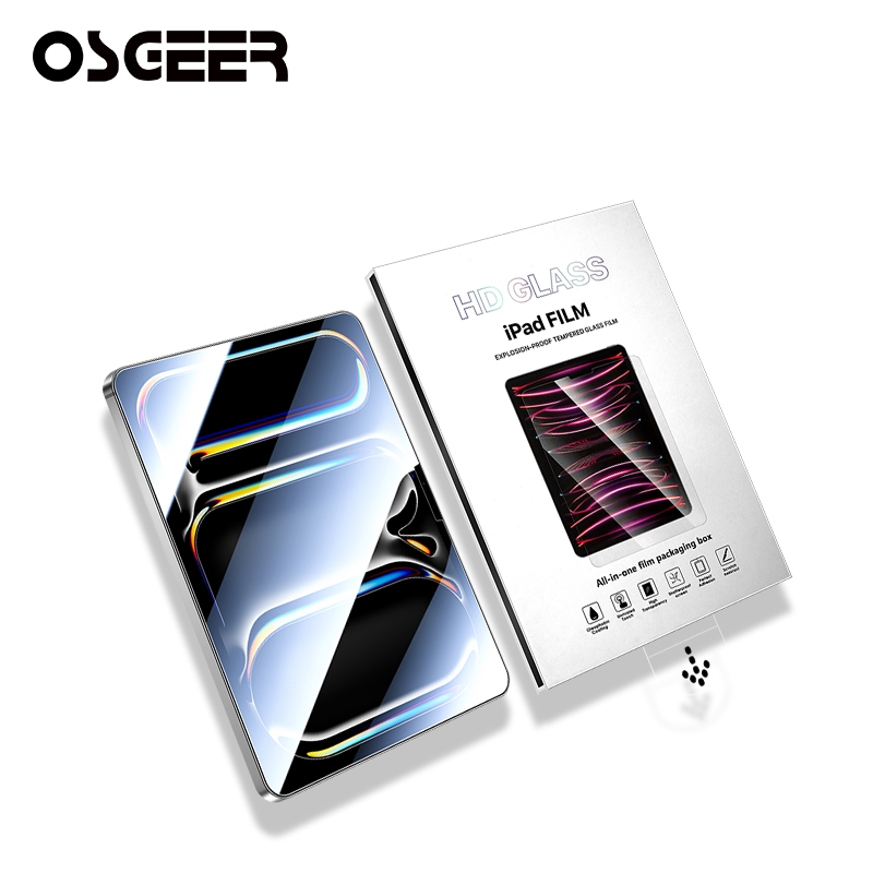 Osgeer ตัวป้องกันหน้าจอ 2 แพ็คสําหรับ iPad รุ่นที่ 10 พร้อมเครื่องมือติดตั้งไร้ฝุ่น, ฟิล์มกระจกนิรภัยความแข็ง 9H สําหรับ iPad Gen9 10, iPad Air, iPad Air 5 ป้องกันหน้าจอ