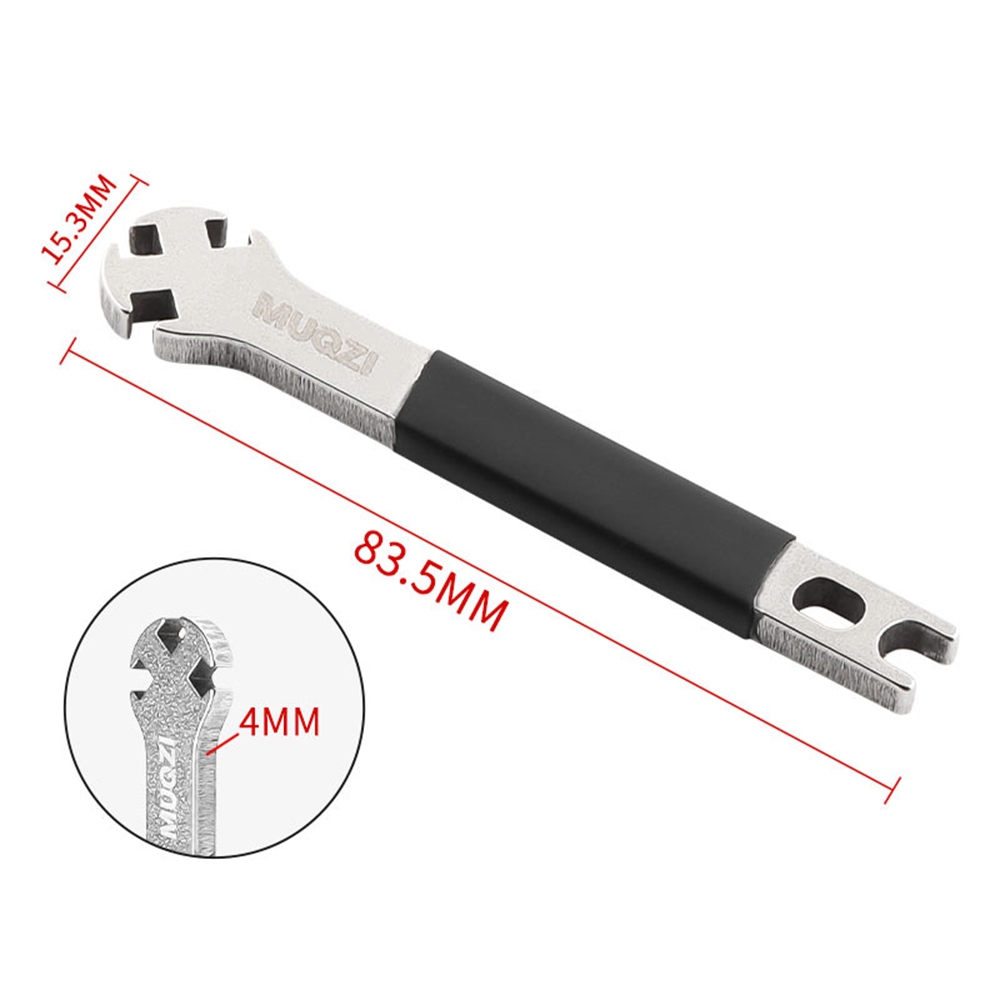 Muqzi จักรยานเสือภูเขา Spoke ประแจปรับห่วงจักรยาน Correction Adjuster Spoke Cap เครื่องมือ