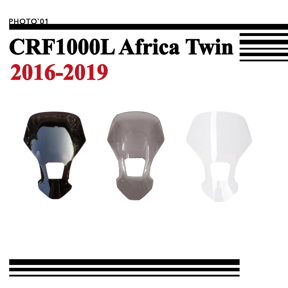Pselr ชิวหน้า บังลม กระจกหน้ารถ กระจกกันลม สําหรับ Honda CRF1000L CRF 1000L Africa Twin 2016-2019 (45 ซม.)