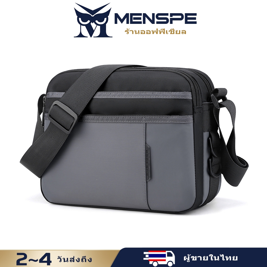 Menspe แฟชั่นกระเป๋าสะพายไหล่เดี่ยวหลายกระเป๋าผู้ชายกระเป๋า Messenger กระเป๋าถือลําลองกระเป๋าเอกสารธุรกิจ