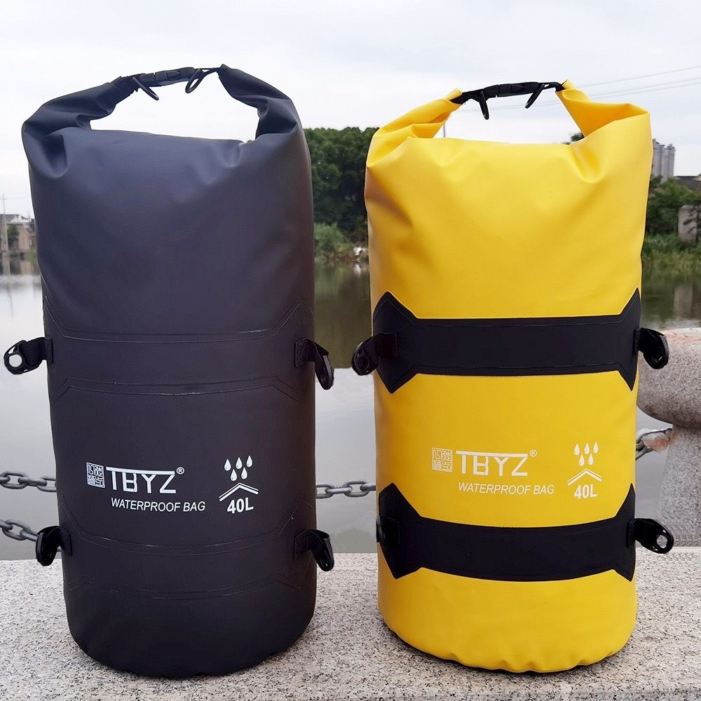 กระเป๋ามัดหลังกันน้ำ ขนาด 40/80L กันฝน กันฝุ่น กันหมอก กระเป๋ากันน้ำ Motorcycle bag - รูปที่ 7