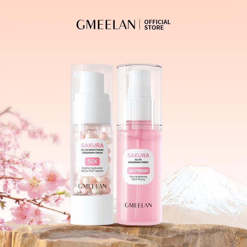 Gmeelan Sakura Gluta สเปรย์ระงับกลิ่นกายและความกระจ่างใส Hnawm tang sii hngawng hri 30g