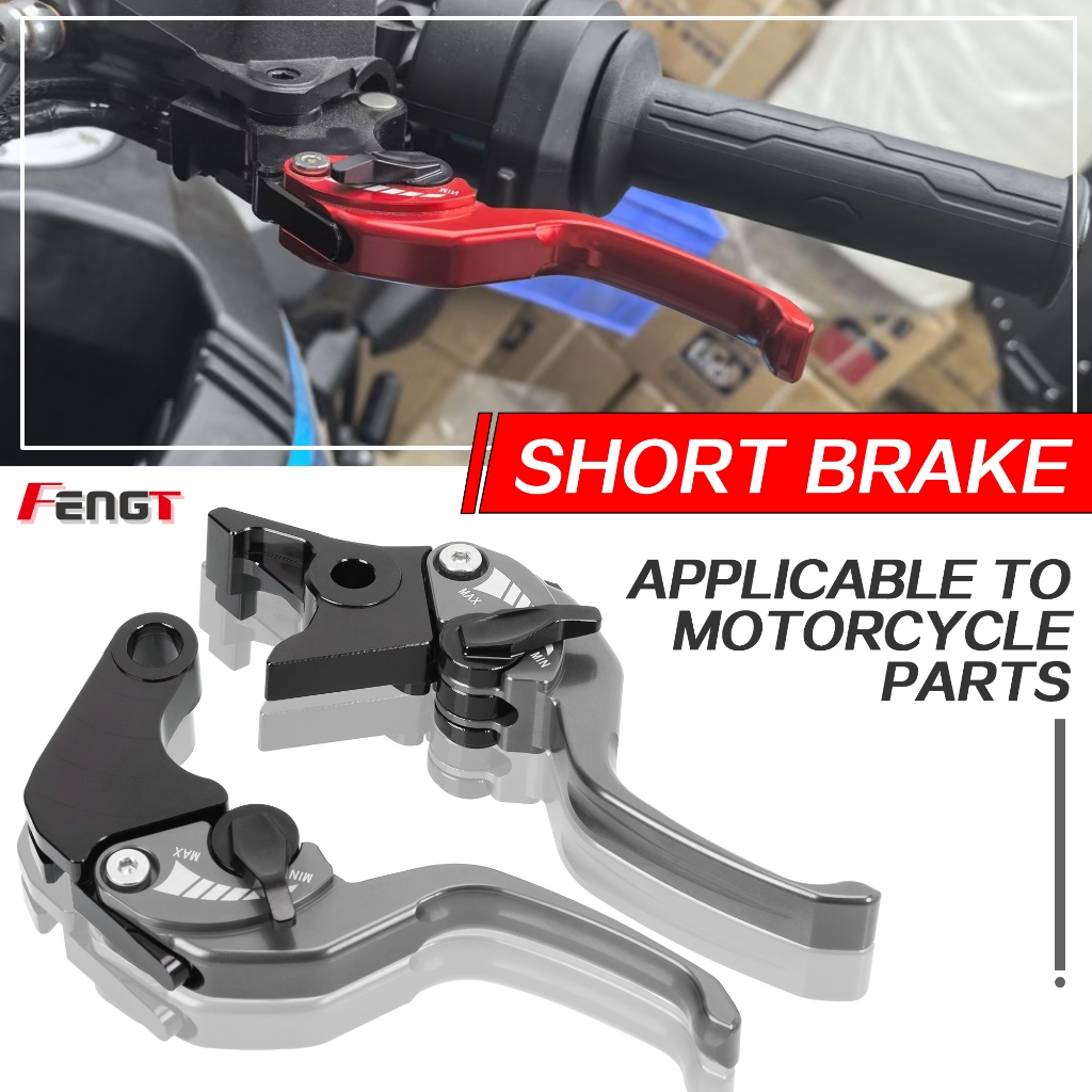 สําหรับ Honda MSX 125 GROM 2014-2024 เบรคสั้น 2 นิ้ว Effectless Lever รถจักรยานยนต์คุณภาพสูงปรับ MSX125 คลัทช์เบรคคันโยก Handle Guard Levers