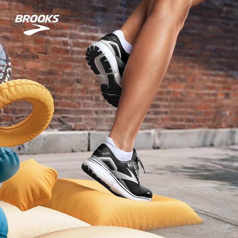 Brooks Ghost 15 รองเท้ากีฬาสําหรับบุรุษและสตรีรองเท้าวิ่งมืออาชีพมาราธอน