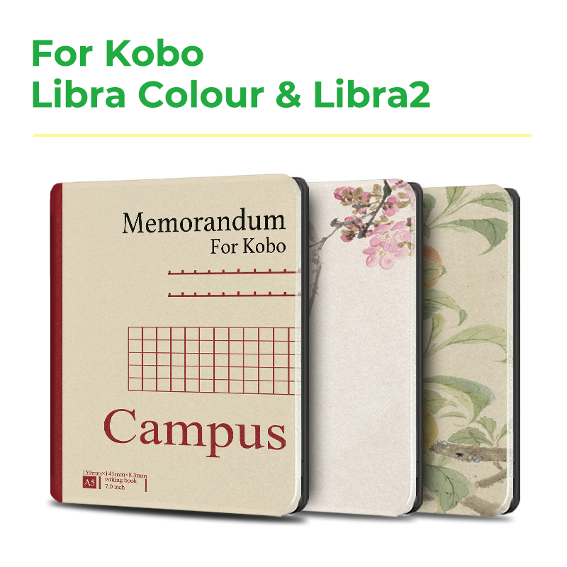 สําหรับ Kobo Libra Colour และ Kobo Libra2 ฝาครอบป้องกันฟังก์ชั่น Auto Sleep Wake ขนาด 7 นิ้วรูปแบบ