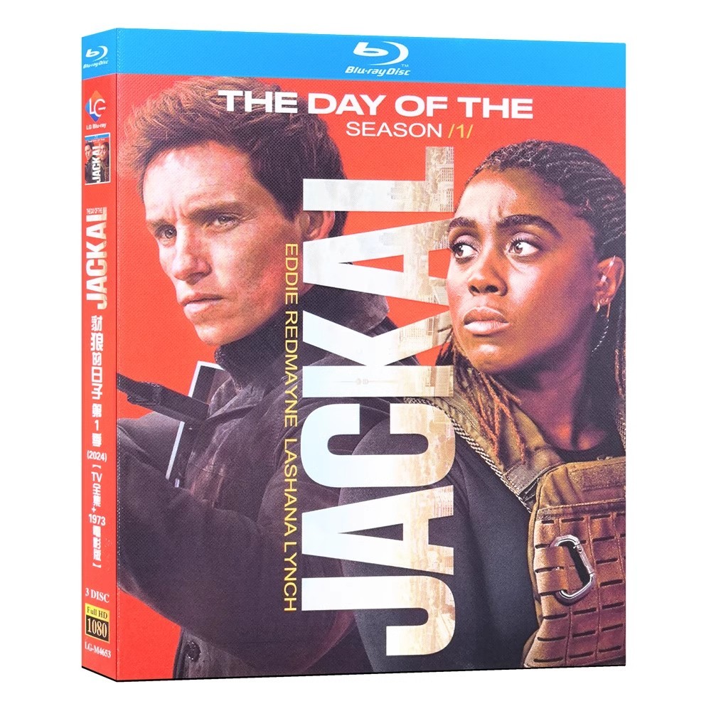 2024 Blu-ray American Drama the Day of the Jackal Season 1+ เวอร์ชั่นภาพยนตร์ 1080P Hobby Collection