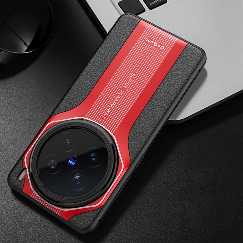 คลาสสิกกันกระแทกหรูหราฝาครอบโทรศัพท์สําหรับ VIVO X200 PRO / X200 / X200PRO MINI ปลอกผิวความรู้สึก Frosted หนัง pu เนื้อ Slim LENS ป้องกัน Soft Case