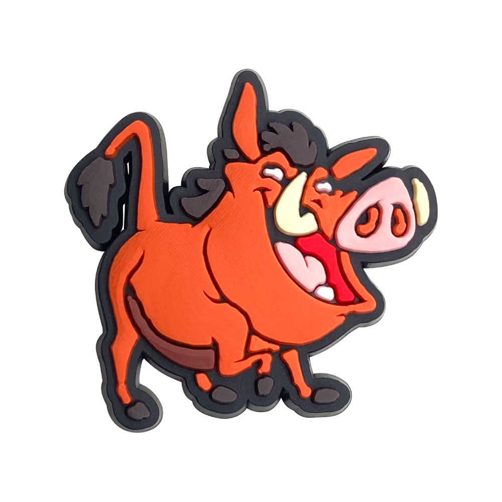 เสน่ห์รองเท้า 15 สิงโตและหมูป่า ธีมตกแต่งอุปกรณ์พีวีซีพร้อมปุ่ม - รูปที่ 4