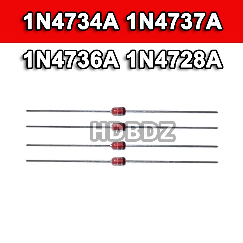 20~100pcs 1N4734A 1N4737A 1N4736A 1N4728A DO-41 ตัวควบคุมแรงดันไฟฟ้าไดโอด IC