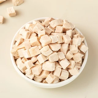 FOLOPETS 50/100g Cat Freeze-Dried Snacks 100% Freeze-Dried Chicken Cat Snacks ไม่มีเกลือขนมแมวบํารุงขนและรสชาติอร่อย