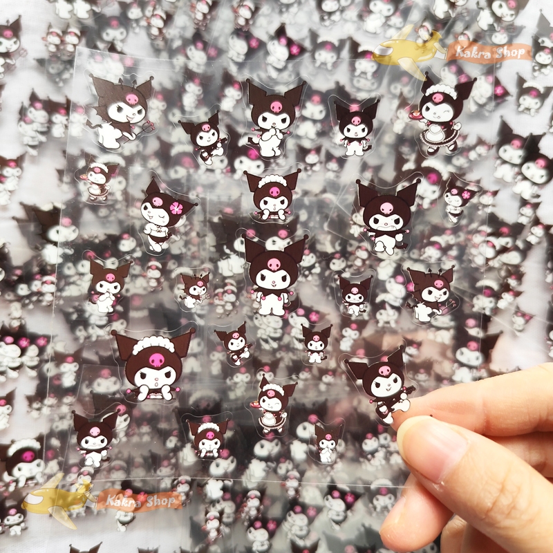 640ชิ้น การ์ตูน มินิ สติ๊กเกอร์ Kuromi Loopy Crayon Shinchan สติ๊กเกอร์ตกแต่ง DIY นักเรียนเล็กของขวัญ Mini Sticker