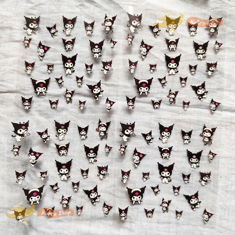 640ชิ้น การ์ตูน มินิ สติ๊กเกอร์ Kuromi Loopy Crayon Shinchan สติ๊กเกอร์ตกแต่ง DIY นักเรียนเล็กของขวัญ Mini Sticker