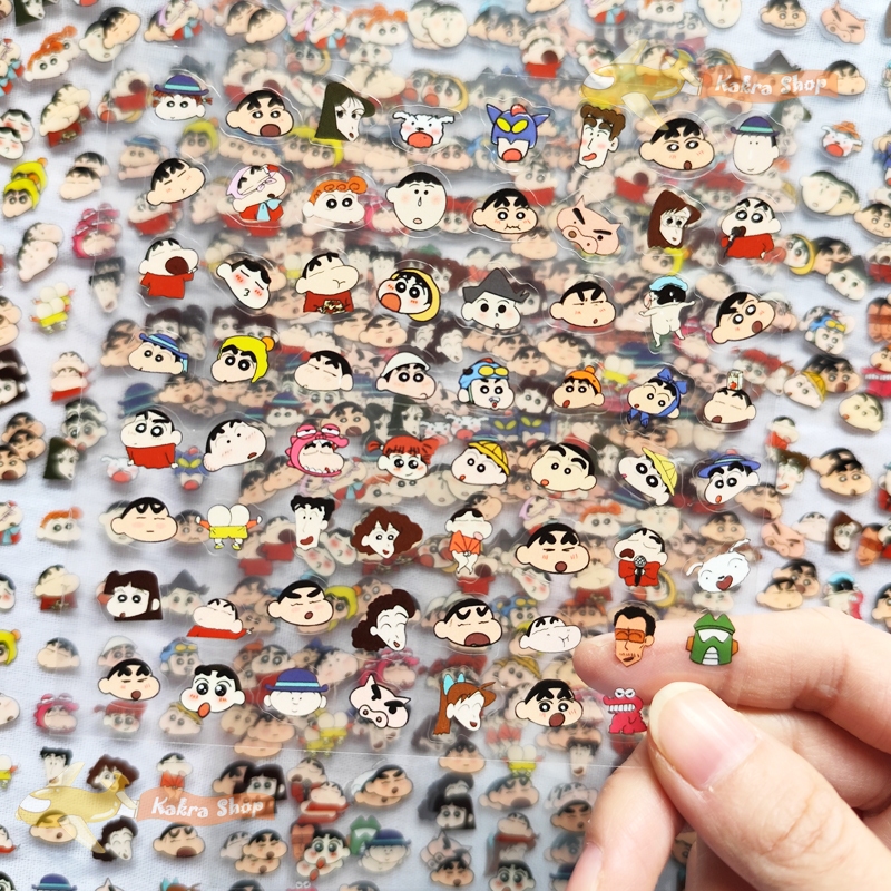 640ชิ้น การ์ตูน มินิ สติ๊กเกอร์ Kuromi Loopy Crayon Shinchan สติ๊กเกอร์ตกแต่ง DIY นักเรียนเล็กของขวัญ Mini Sticker