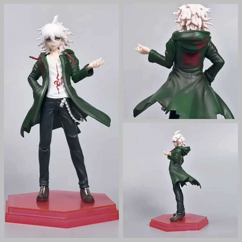 อะนิเมะ Danganronpa 2 Komaeda Nagito Action Figure PVC ของเล่น Status ตกแต่งเดสก์ท็อปเครื่องประดับแฟ