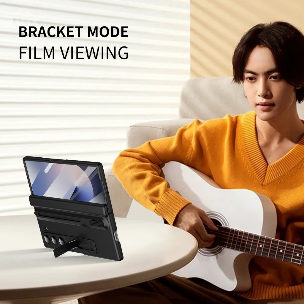 สําหรับ Samsung Galaxy Z พับ 7 พับ 6 พับ 5 พับ 4 กรณีบานพับป้องกันหน้าจอพร้อมปากกา Anti-fall ฝาครอบ - รูปที่ 2