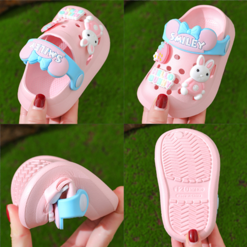 SUGE รองเท้าลำลองเด็กลายการ์ตูน พื้นกันลื่น มีสายรัดส้น น่ารัก - รูปที่ 7