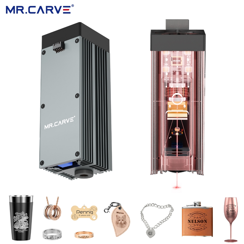 Daja Laser Head 2W/1W Infrared Laser Engraver For White Material Metal Necklace Jewelry Engraving
