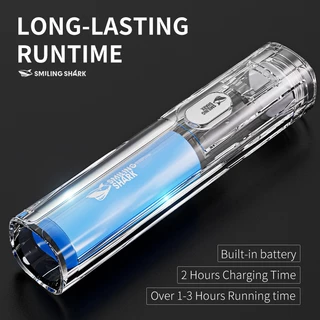 SmilingShark SD5310 ไฟฉาย led แสงสีม่วง ยูวี 365 นาโนเมตร สารเรืองแสง คบเพลิง 3โหมด Type-C ชาร์จใหม่ได้ เหมาะสำหรับการตรวจสอบผัก ธนบัตร การระบุสมบัติ
