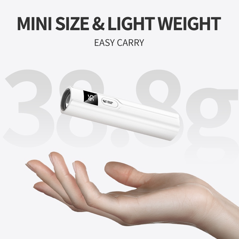 SmilingShark SD5310 ไฟฉาย led แสงสีม่วง ยูวี 365 นาโนเมตร สารเรืองแสง คบเพลิง 3โหมด Type-C ชาร์จใหม่ได้ เหมาะสำหรับการตรวจสอบผัก ธนบัตร การระบุสมบัติ - รูปที่ 6