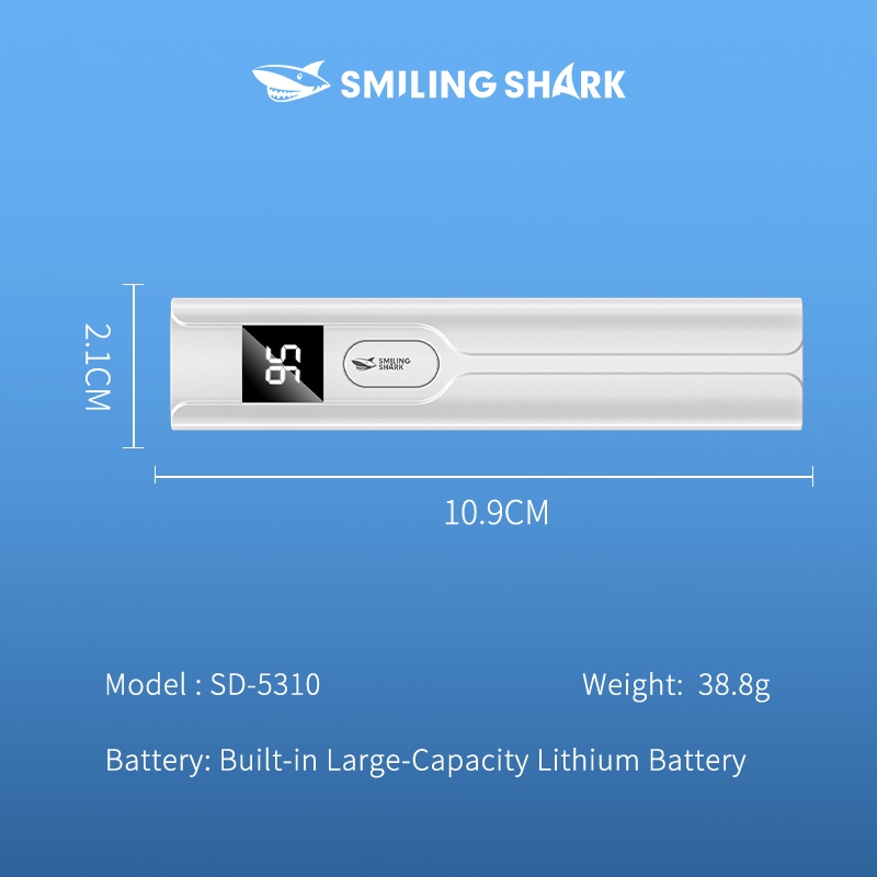 SmilingShark SD5310 ไฟฉาย led แสงสีม่วง ยูวี 365 นาโนเมตร สารเรืองแสง คบเพลิง 3โหมด Type-C ชาร์จใหม่ได้ เหมาะสำหรับการตรวจสอบผัก ธนบัตร การระบุสมบัติ - รูปที่ 7