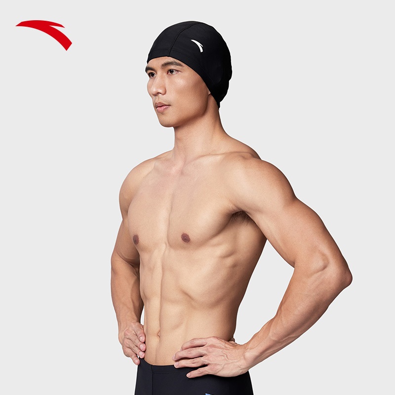 ANTA หมวกว่ายน้ำแบบยืดหยุ่น คงทน นุ่ม สบาย สำหรับทั้งชายและหญิง ผ่านการทดสอบในสภาพทะเล 1825332726