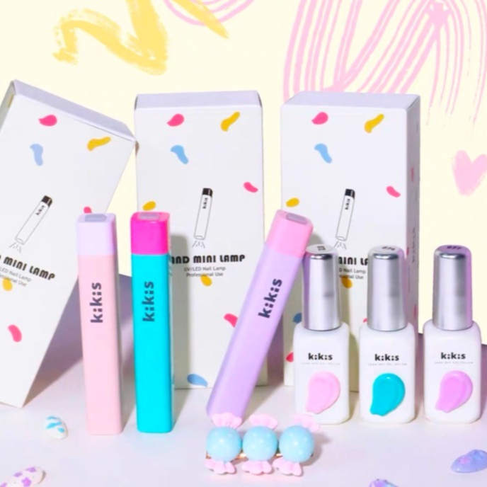 พร้อมส่ง kikis 3 สี สีตัวเลือก แยกขาย ขาตั้ง ไฟฉายอบเล็บ ล็อกอะไหล่ แบบพกพา 3w ชาร์จไฟได้