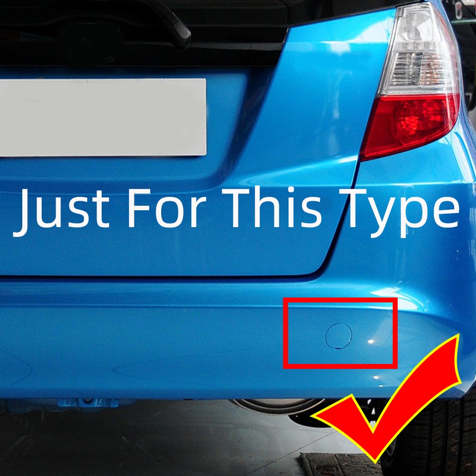 ด้านหน้าด้านหลังกันชน Tow Hook Eye ฝาครอบสําหรับ Honda Fit / Jazz GE 2009 2010 2011 ทาสี Trim Shell - รูปที่ 5