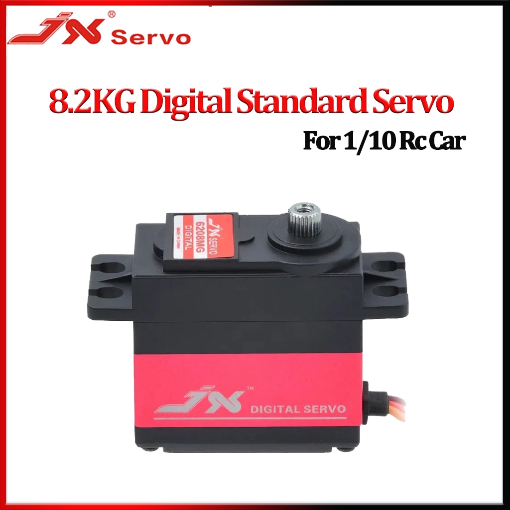 Pdi-6208mg JX Servo 8KG 0.07 sec 90 องศาความเร็วสูงเกียร์โลหะมาตรฐาน 1/10 RC Drift รถ Buggy Crawler 