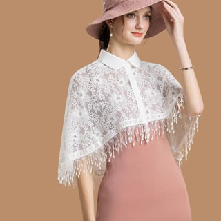 ผ้าคลุมไหล่ลูกไม้เสื้อคาร์ดิแกนขนาดเล็กผู้หญิงแฟชั่นเสื้อคลุ…