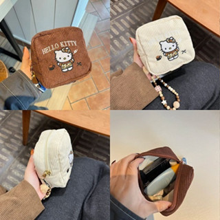 ญี่ปุ่นน่ารักคิตตี้แมวเย็บปักถักร้อยผ้าลูกฟูกมินิการจัดเก็บก…