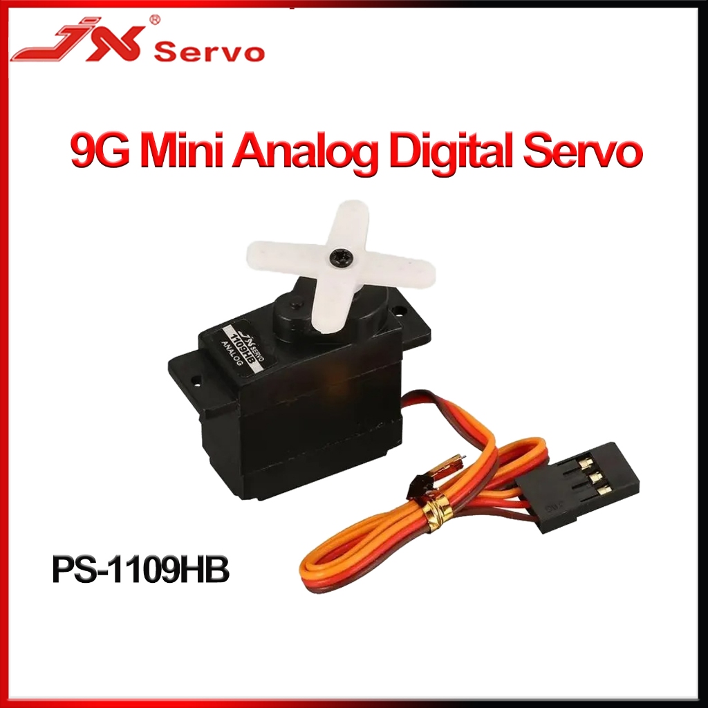 Jx PS-1109HB 9G 1.89kg แรงบิด Mini Servo เกียร์พลาสติก Analog 4.8V-6V Micro มอเตอร์สําหรับ 1/18 RC ร