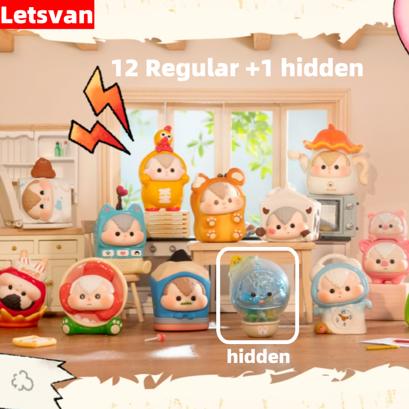 Letsvan AWAY-A Lifeof MischiefSeries Art ของเล่น Trick หรือรักษา life blind box adornment ของเล่นตุ๊กตามืออุปกรณ์ต่อพ่วงของขวัญวันเกิด