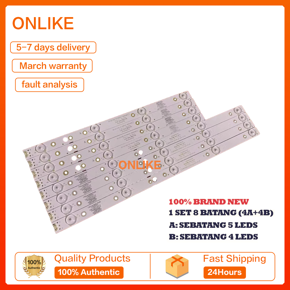 43l3750vm Toshiba 43 INCH LED TV BACKLIGHT ( LAMPU TV ) 43L3750 43" BACKLIGHT TV เหมาะสําหรับ Toshib