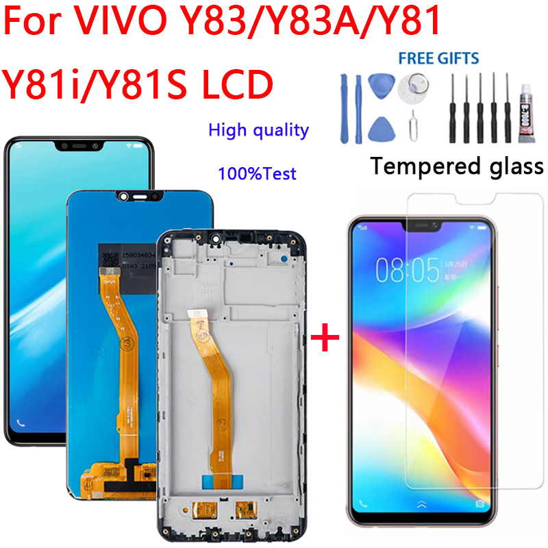 6.22 สําหรับ VIVO Y83/Y83A/Y81/Y81i/Y81S/Y83s/Y83 pro LCD หน้าจอสัมผัสหน้าจอด้านใน LCD กรอบ