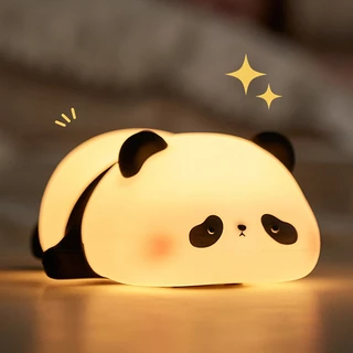 ลูกสุนัขน่ารักไฟกลางคืนการ์ตูนสุนัขสีขาวกระต่ายแพนด้าสก์ท็อปโคมไฟของขวัญวันเกิดซัพพลายของขวัญคริสต์มาส