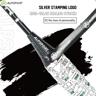 Alp USD กาวมือนม PRO Pickleball Racket Grip Tape ไม้แบดมินตัน Anti-slip เทปดูดซับเหงื่อกลางแจ้งการฝึกอบรมอุปกรณ์ตกปลา