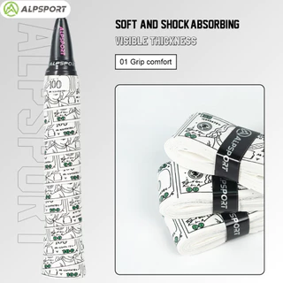 Alp USD กาวมือนม PRO Pickleball Racket Grip Tape ไม้แบดมินตัน Anti-slip เทปดูดซับเหงื่อกลางแจ้งการฝึกอบรมอุปกรณ์ตกปลา