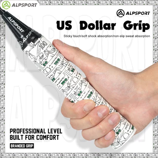 Alp USD กาวมือนม PRO Pickleball Racket Grip Tape ไม้แบดมินตัน Anti-slip เทปดูดซับเหงื่อกลางแจ้งการฝึกอบรมอุปกรณ์ตกปลา