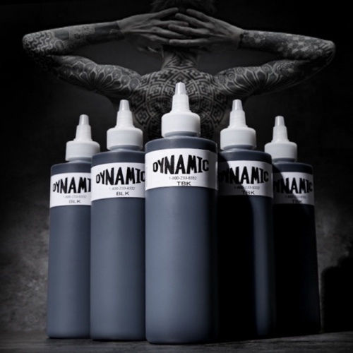 Original Dynamic Triple Black / Regular Black 250ml Tattoo Ink Dynamic Professional Pigment สําหรับ 