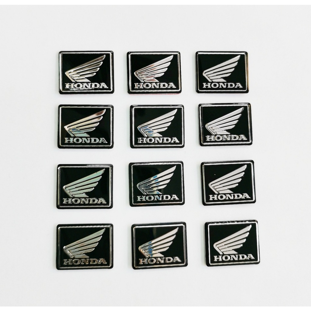 สติ๊กเกอร์ปีกโลโก้ 3D สําหรับตกแต่งแดชบอร์ดรถจักรยานยนต์ Honda Vario beat click PCX Mini