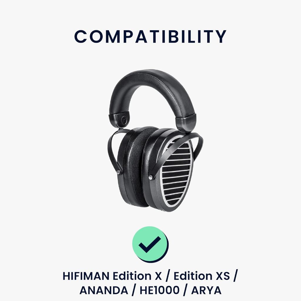 แผ่นรองหูฟังพรีเมี่ยมเปลี่ยนแผ่นรองหูฟังอะไหล่โฟมเบาะสําหรับ HIFIMAN Edition X XS Ananda HE1000SE Arya ชุดหูฟังอะไหล่ซ่อม