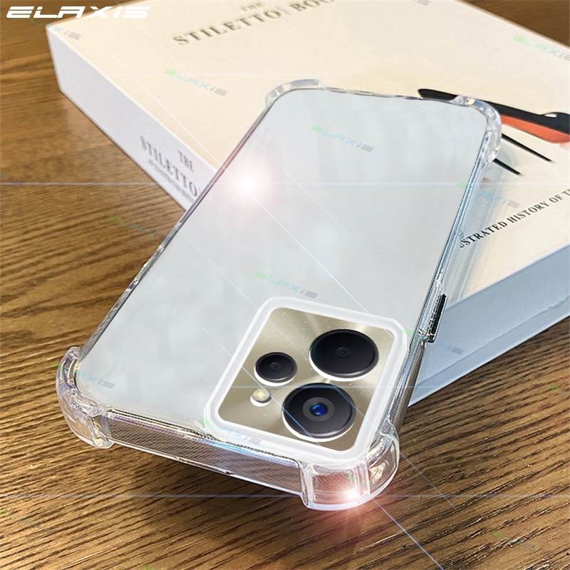 ELAXIS Soft TPU ใส Jelly สําหรับ Realme 10T 5G เคสโทรศัพท์ HD ซิลิโคนใสกันกระแทกป้องกันปกหลัง ES029