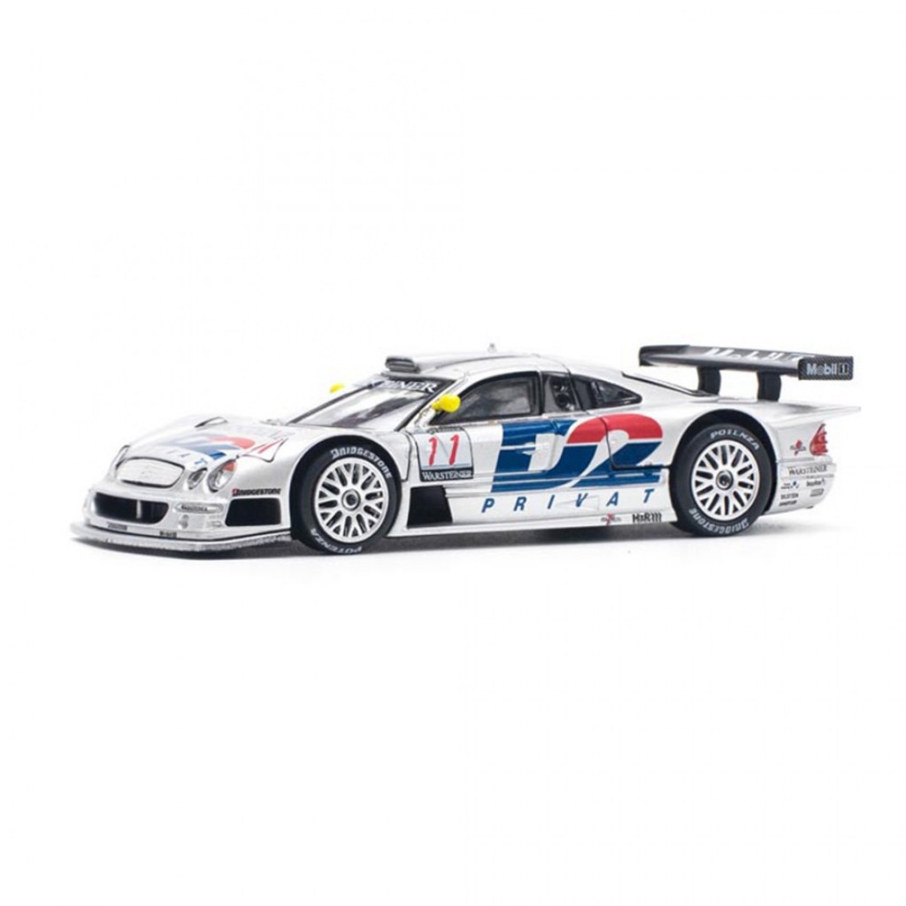 ป๊อปเรซ ราคา640095 1/64 Mercedes-Benz AMG CLK GTR D2 Privat No.11 1997 FIA GT Diecast Scale รถโมเดล