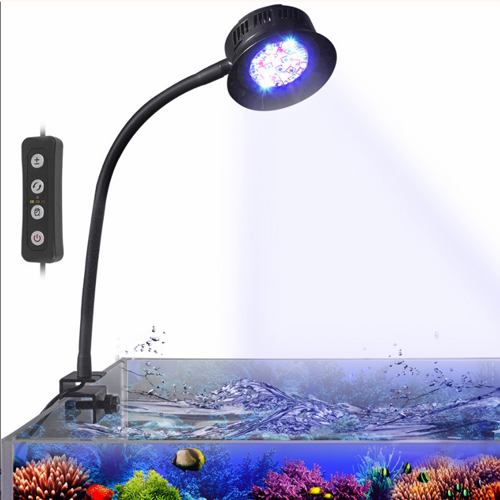 30w Aquarium LED Reef Light Dimmable Lighting Marine LED Fish Tank Light สามารถจับเวลาน้ําเค็ม Aquarium LPS SPS แสง