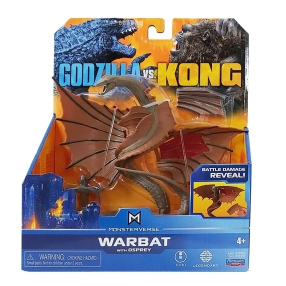 Monsterverse - Godzilla vs. Kong - Warbat Figure With Osprey ฟิกเกอร์วอร์แบตพร้อมออสปรีย์