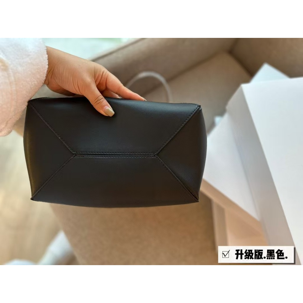 ปริศนาสไตล์ใหม่ TOTE กระเป๋าพับได้ Original Order Cowhide กระเป๋าหญิงพร้อมกล่องของขวัญ LY333333-1218135ใช่