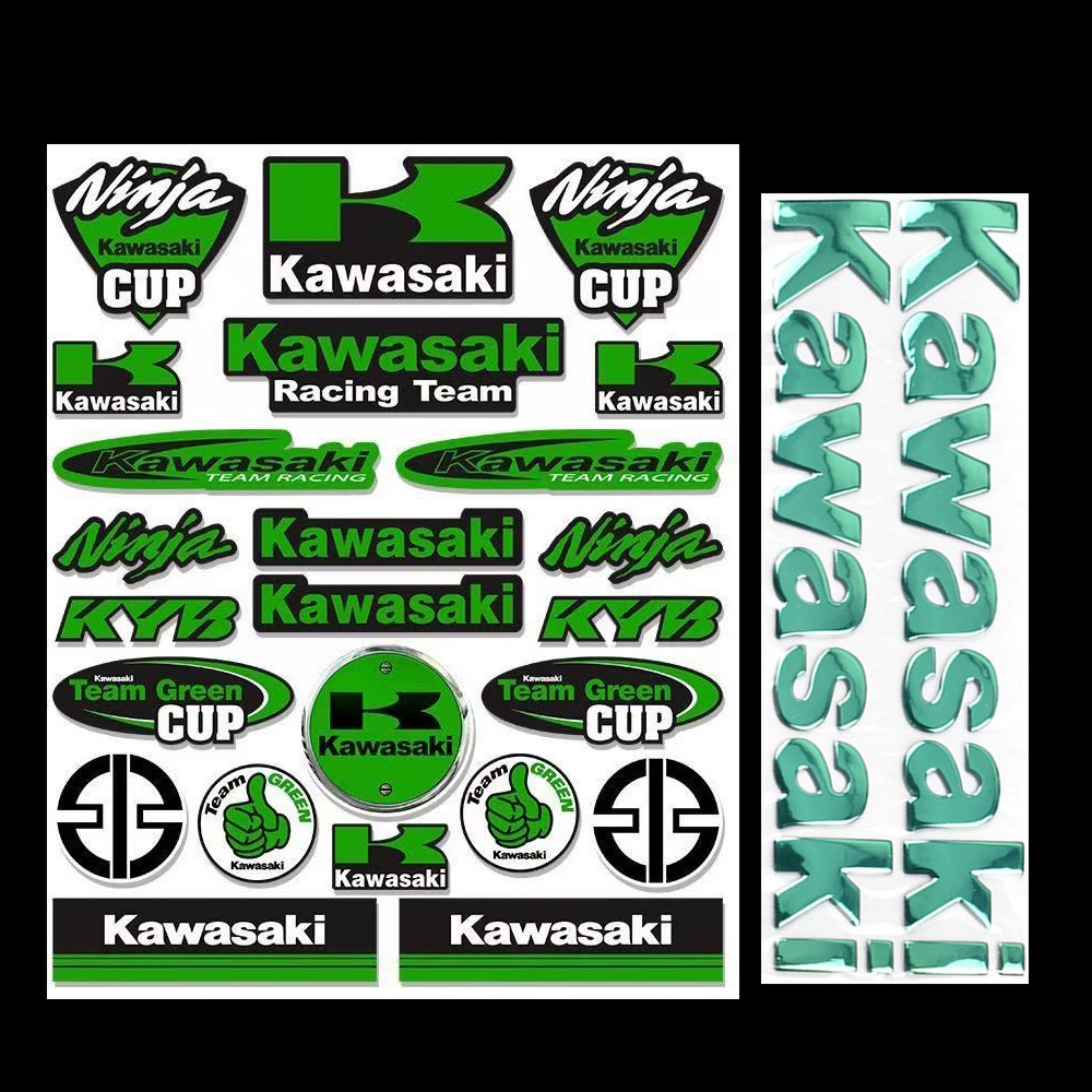 สติ๊กเกอร์สะท้อนแสงสําหรับ Kawasaki Ninja KYB Monster สติ๊กเกอร์สําหรับสติ๊กเกอร์ติดมอเตอร์ไซค์
