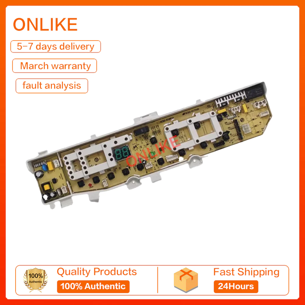 บอร์ดเครื่องซักผ้า SAMSUNG ซัมซุง รุ่น DC92-01764H / DC92-01764D ใช้กับรุ่น WA85J5711SG (เทียบใช้) อะไหล่เครื่องซักผ้า