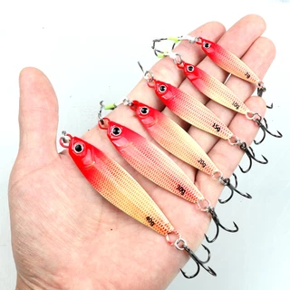 ใหม่ตกปลา Luminous Jigging Hook Spinner เหยื่อ 7g/10g/15g/20g/30g/40g เลเซอร์โลหะ Jig ช้อนตกปลา Lure