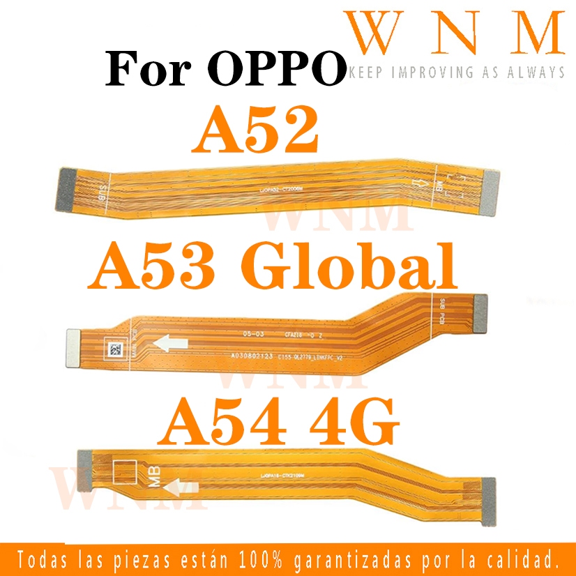 Substrate Connector Flex Cable สําหรับ OPPO A52 A53 Global A54 USB Board จอแสดงผล LCD เมนบอร์ดหลัก C